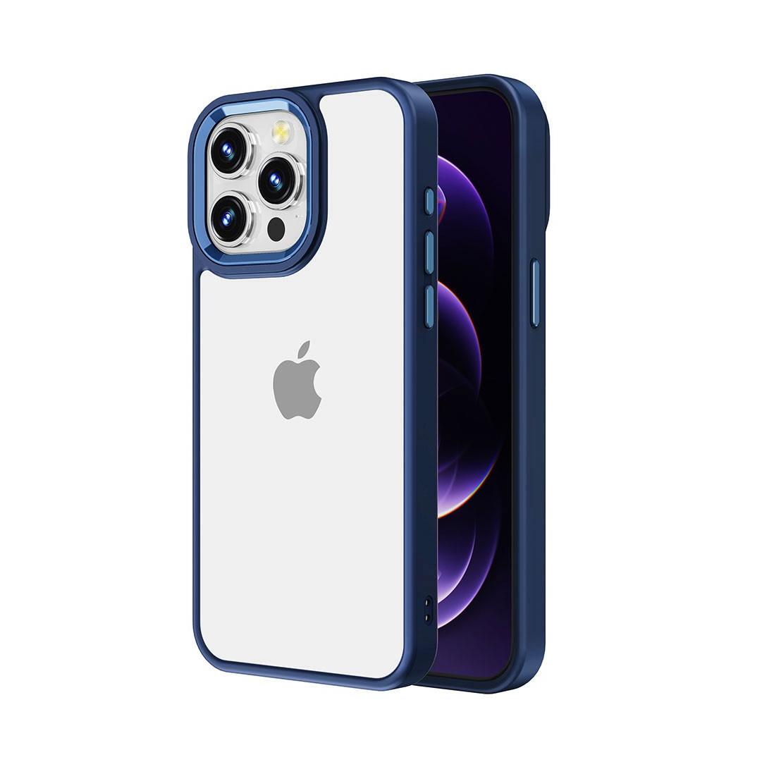 iPhone 15 ReDefine Metal Camera Tech TPU Clear Case