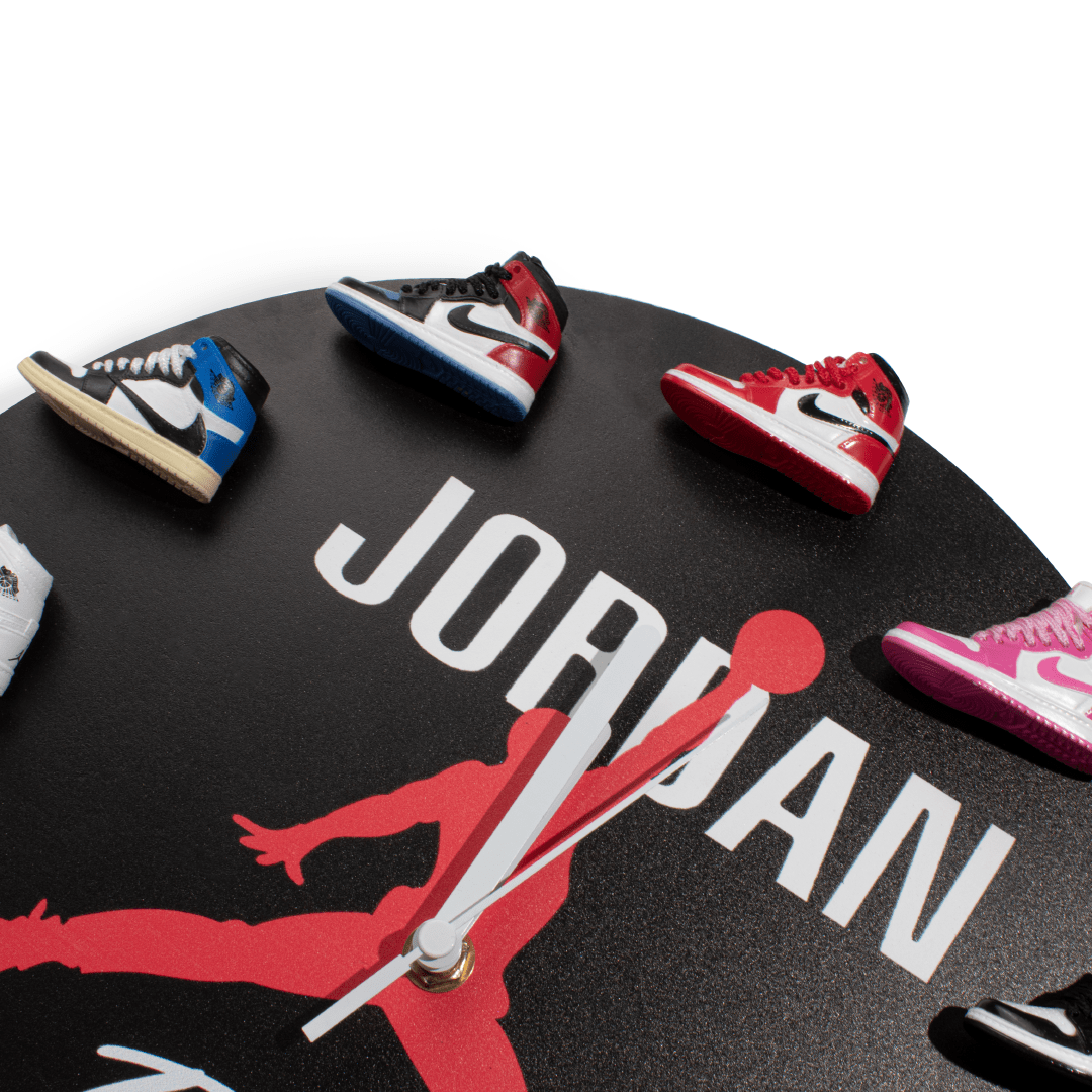 Air Jordan Clock with AJ1 Mini Kickz