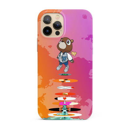 iPhone CP Print Case Kanye Bear Jump