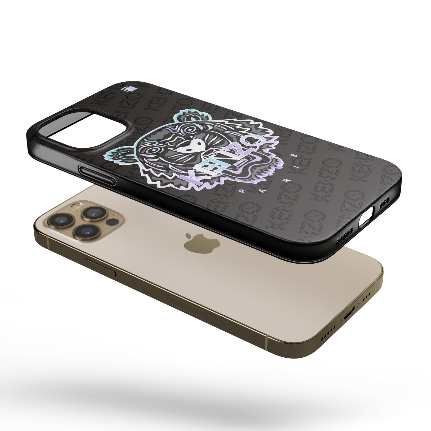 iPhone CP Print Case KNZ Tiger Iridescent