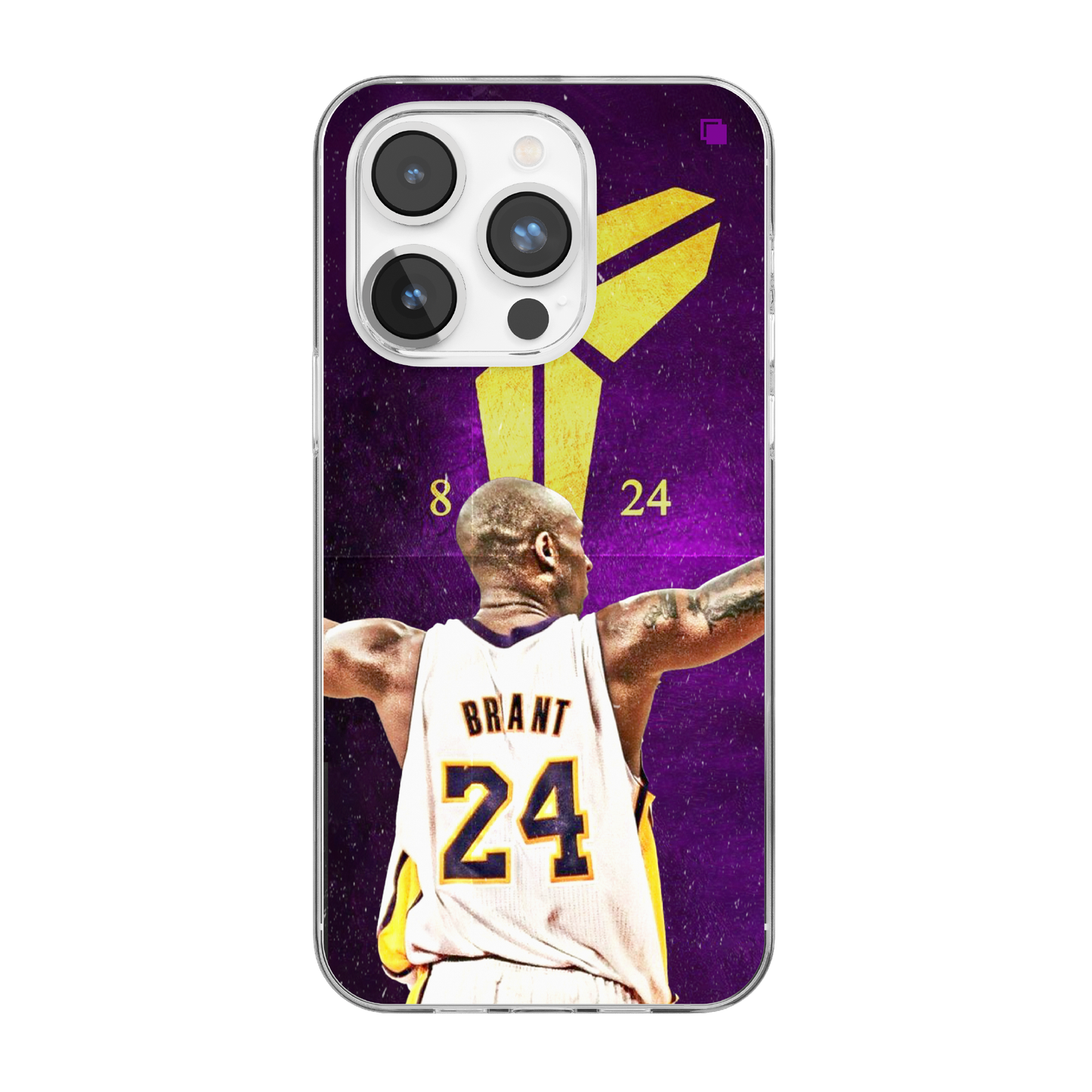 iPhone CP Print Case Kobe Live Forever