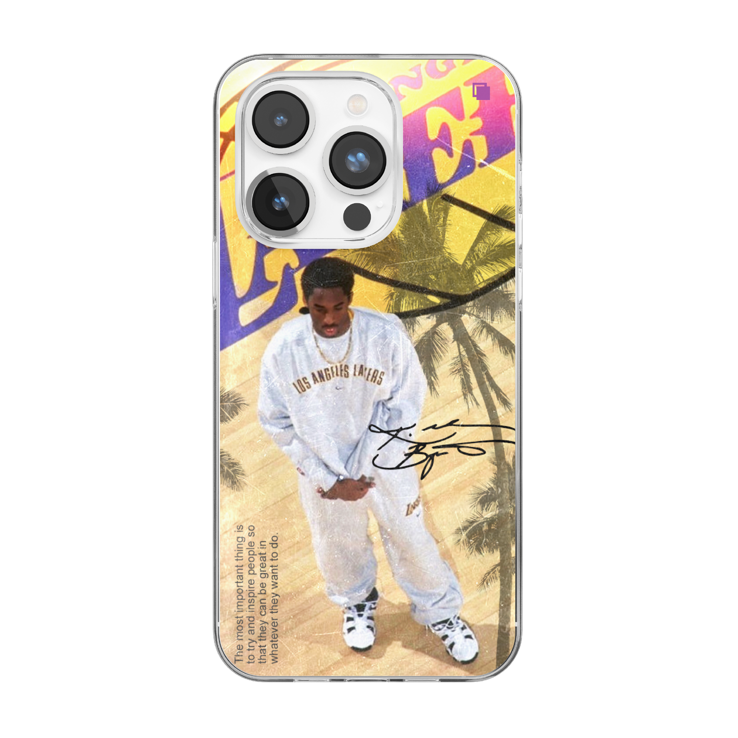 iPhone CP Print Case Kobe Staples Center