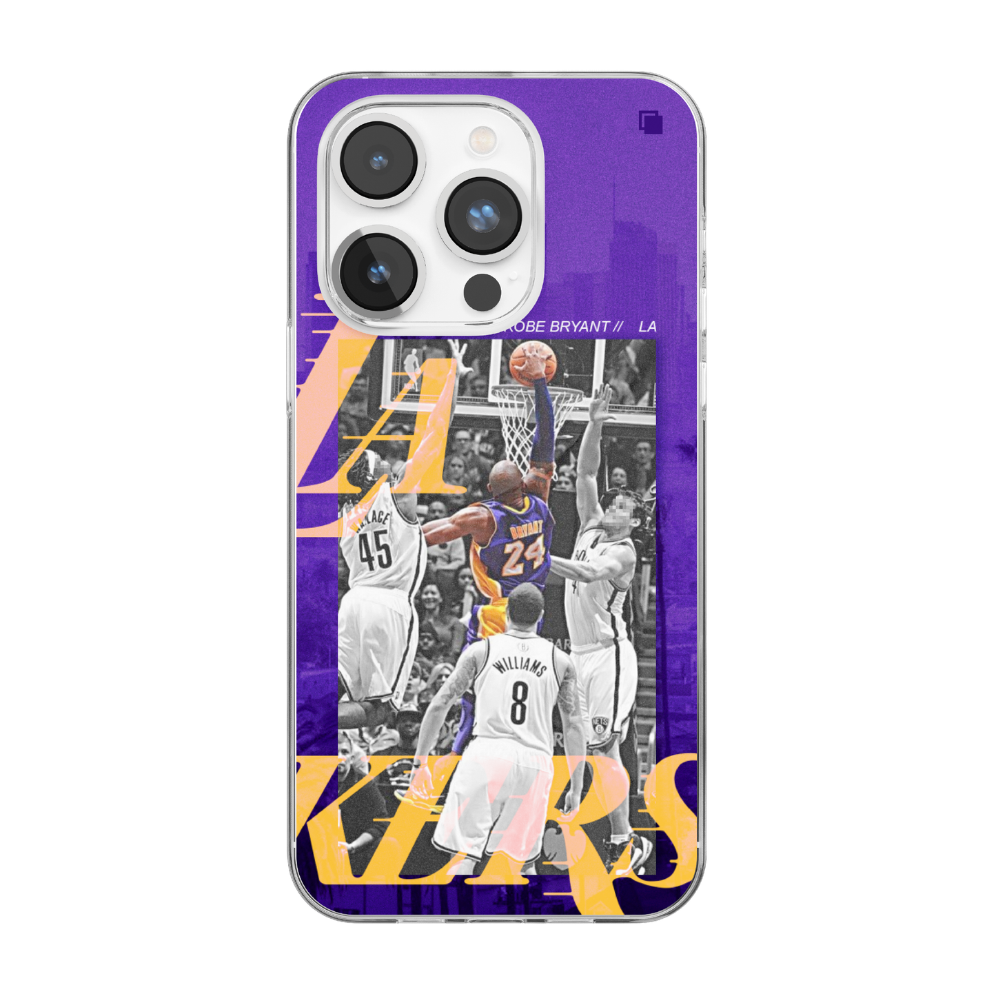 iPhone CP Print Case Kobe LA City