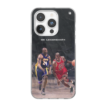 iPhone CP Print Case MJ Kobe Be Legendary