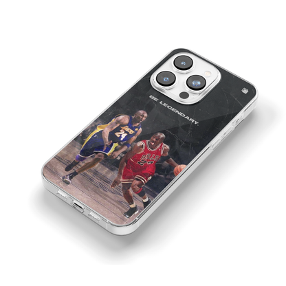 iPhone CP Print Case MJ Kobe Be Legendary