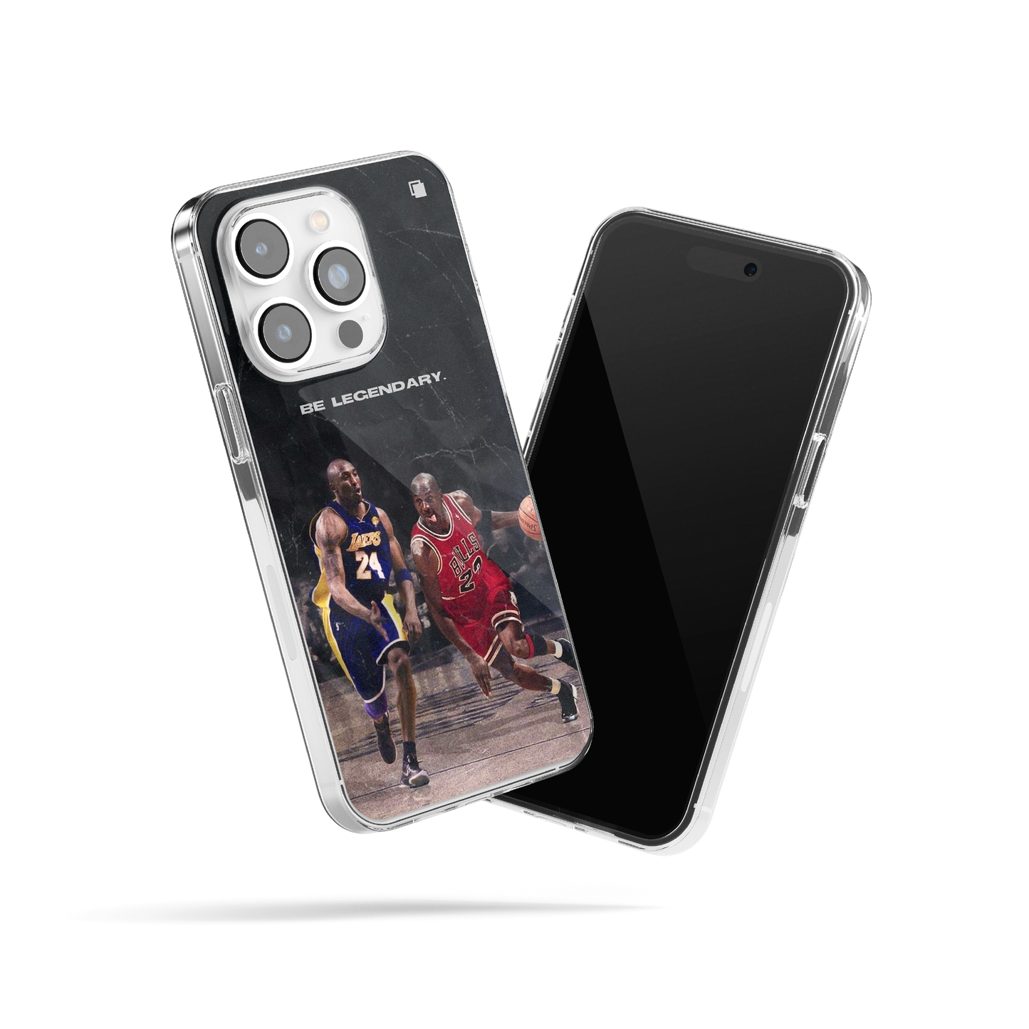 iPhone CP Print Case MJ Kobe Be Legendary