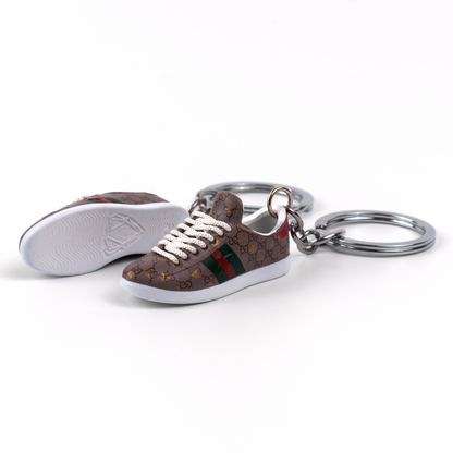 GG Ace Sneakers with Bee (Green/Red/Brown)