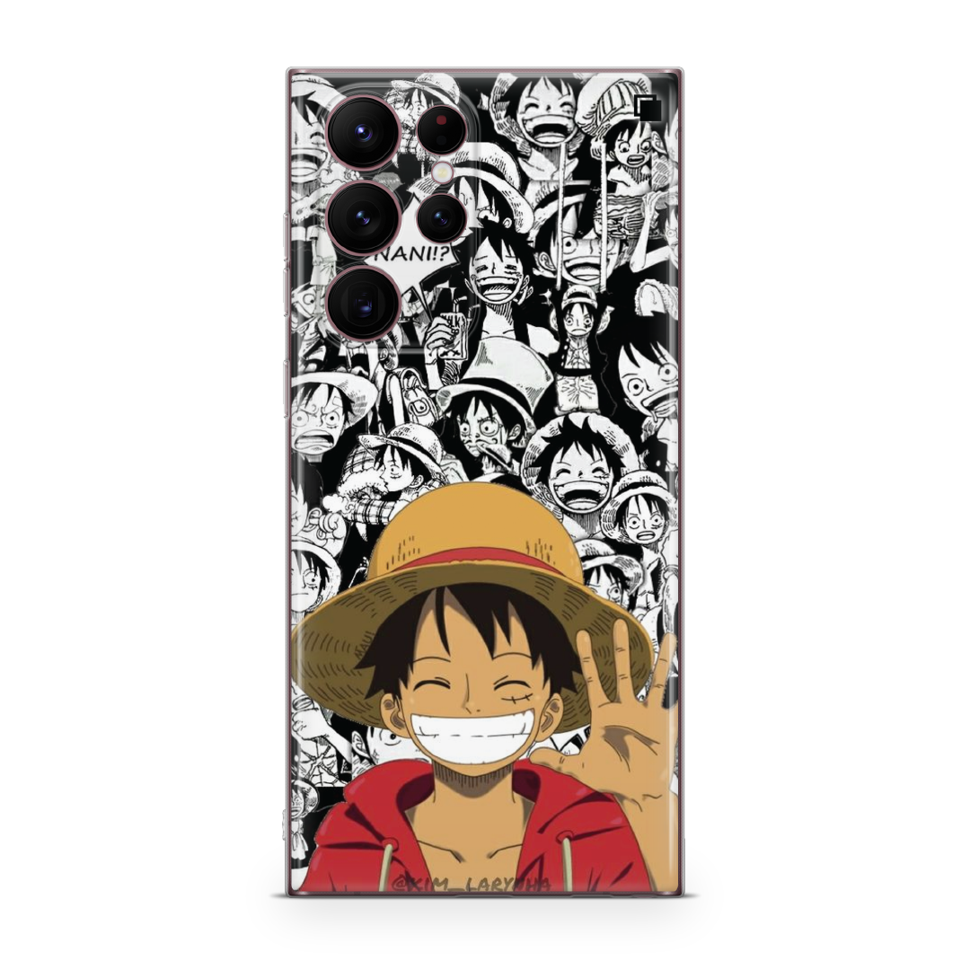 Samsung CP Print Case One Piece Luffy Comic Sans