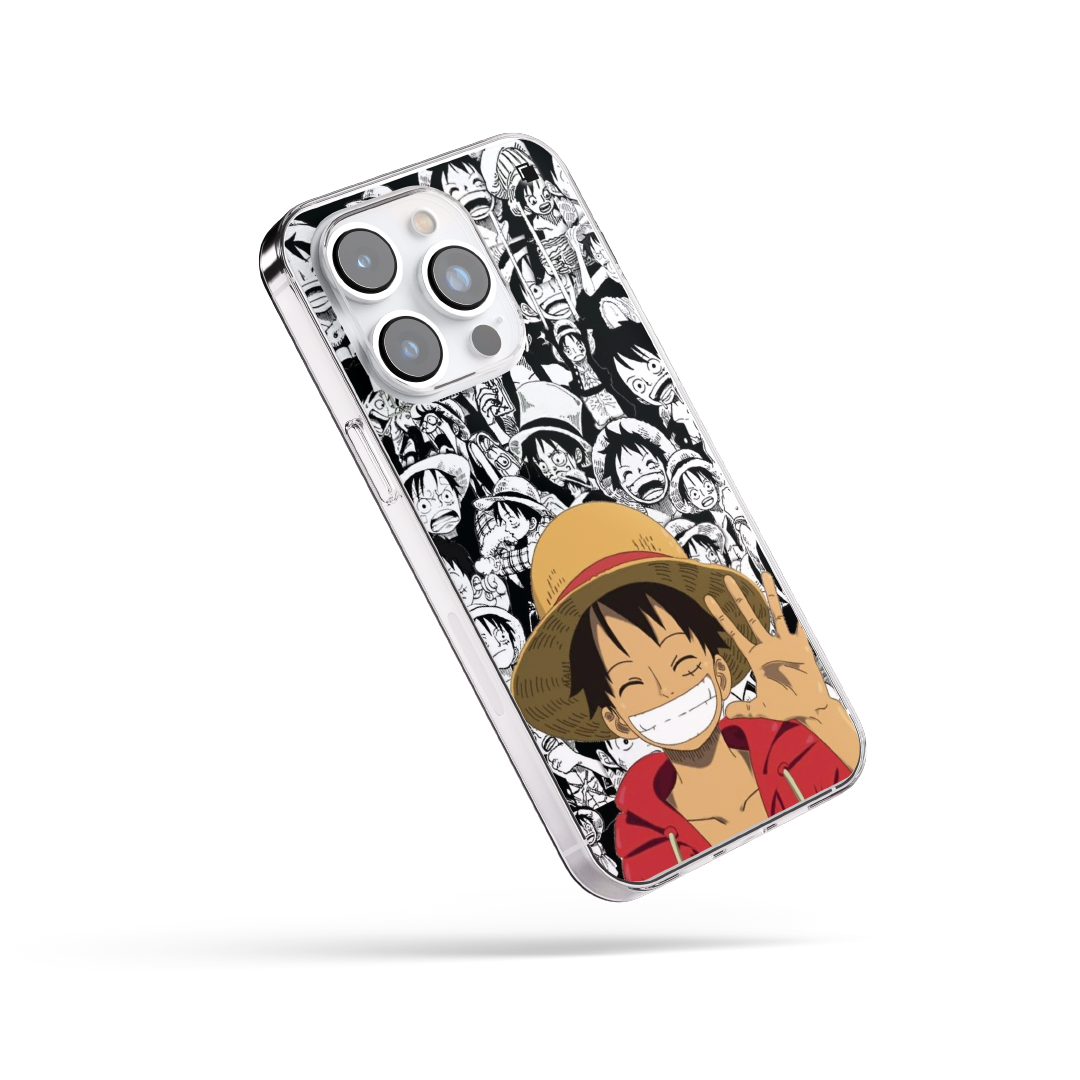 iPhone CP Print Case One Piece Luffy Comic Sans