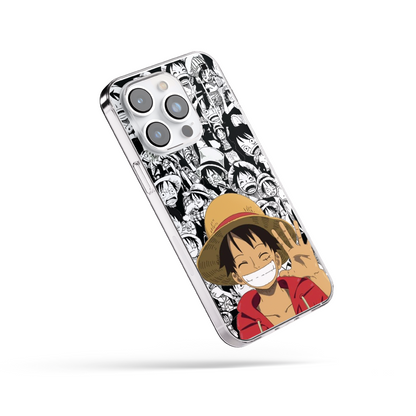 iPhone CP Print Case One Piece Luffy Comic Sans