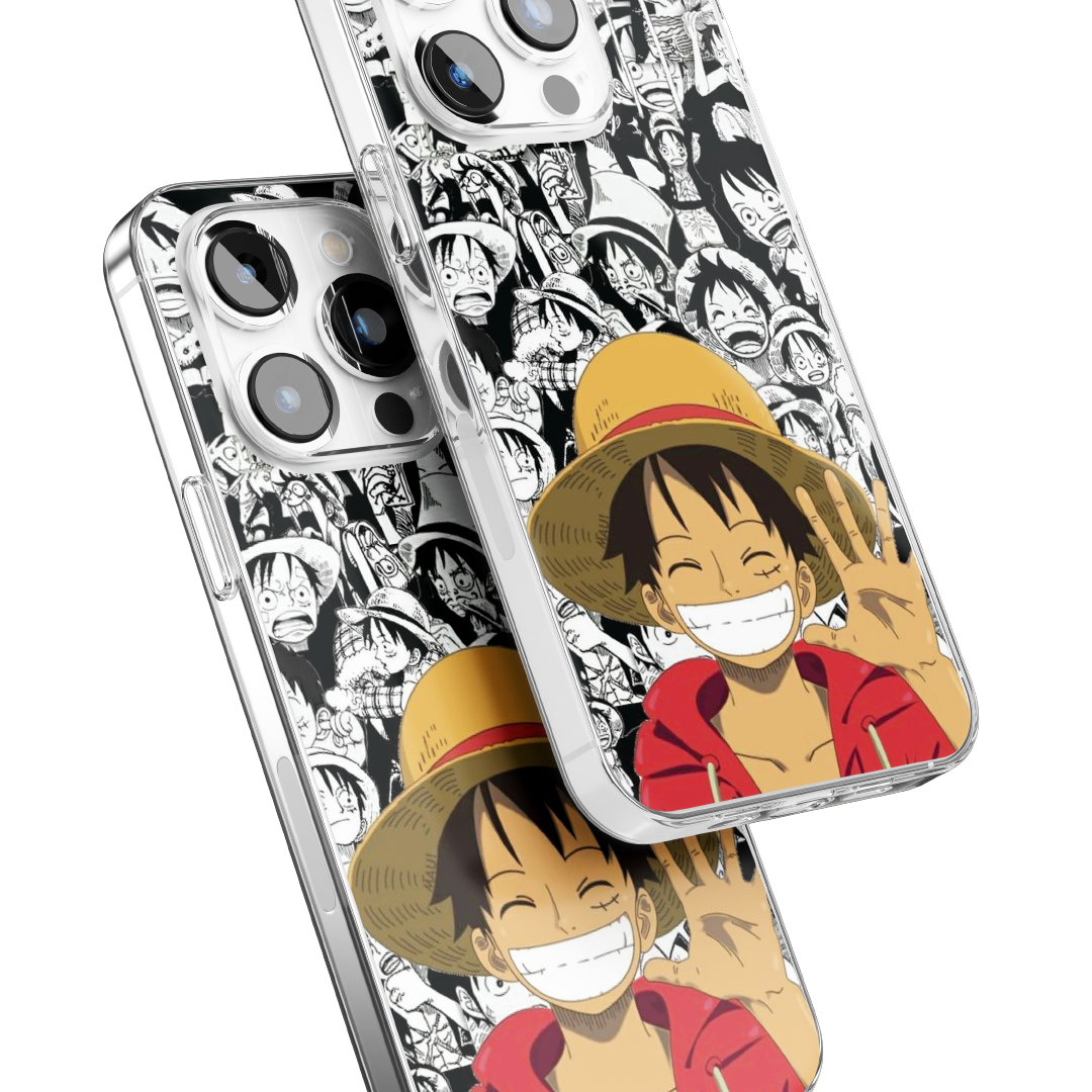 iPhone CP Print Case One Piece Luffy Comic Sans