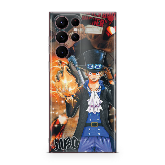 Samsung CP Print Case One Piece Sabo Flame