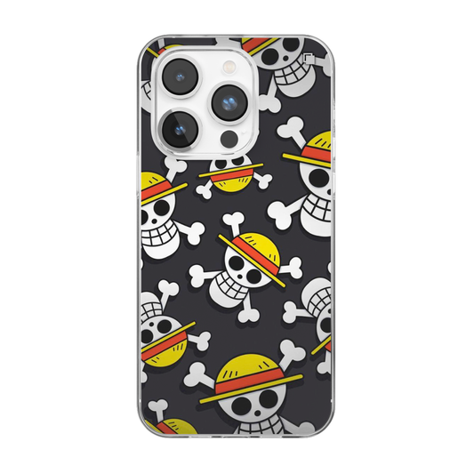 iPhone CP Print Case One Piece Skulls