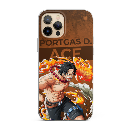 iPhone CP Print Case Portgas D Ace Chase