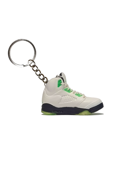 AJ5 Retro Quai 54 White (White/Green)