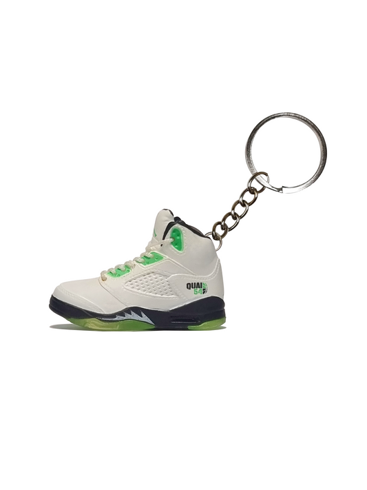 AJ5 Retro Quai 54 White (White/Green)