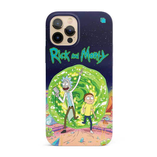 iPhone CP Print Case Rick & Morty Portal