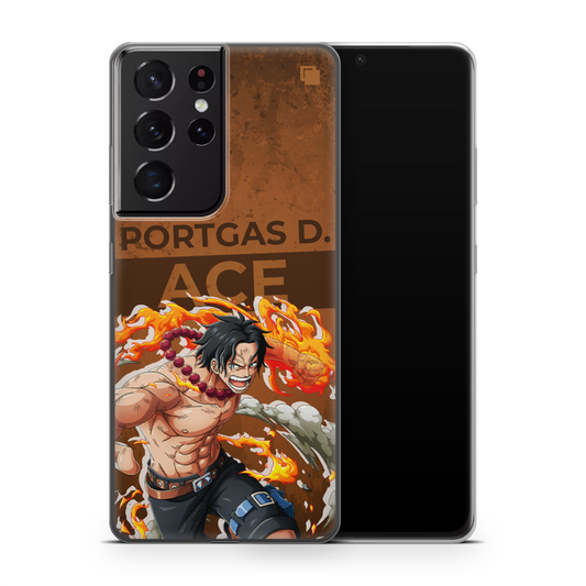 Samsung CP Print Case One Piece Portgas D Ace