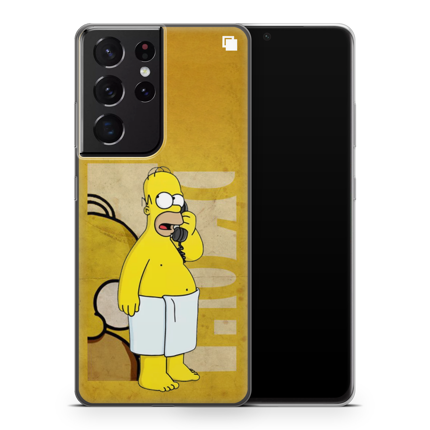 Samsung CP Print Case Homer In A Towel