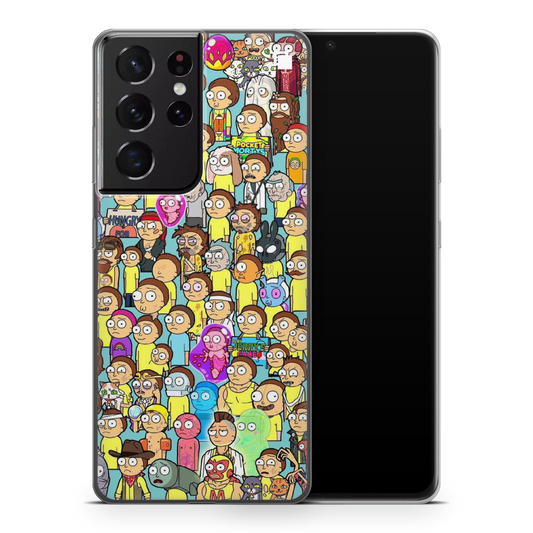 Samsung CP Print Case Many Morty