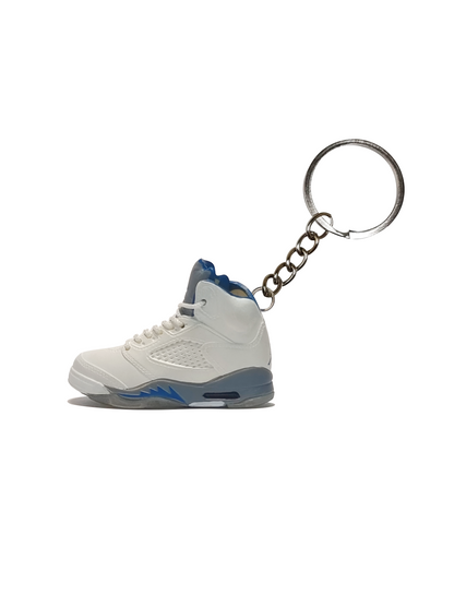 AJ5 Retro Stealth (White/Blue)