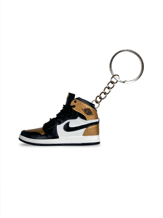 AJ1 Retro Gold Top 3 (White/Black/Gold)