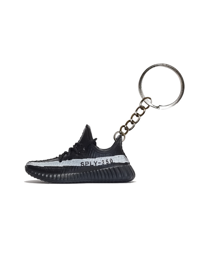 YZY Boost 350 Core Black White (Black/White Stripe)