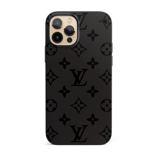 iPhone CP Print Case LV Emphasis Triple Black