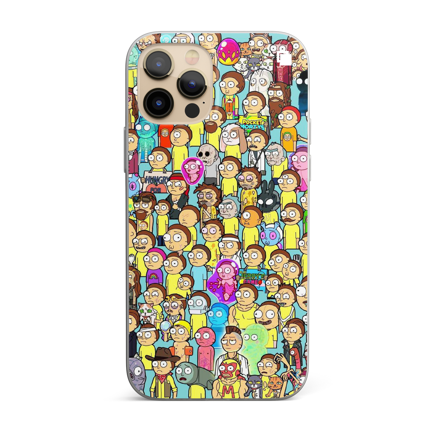 iPhone CP Print Case Many Morty