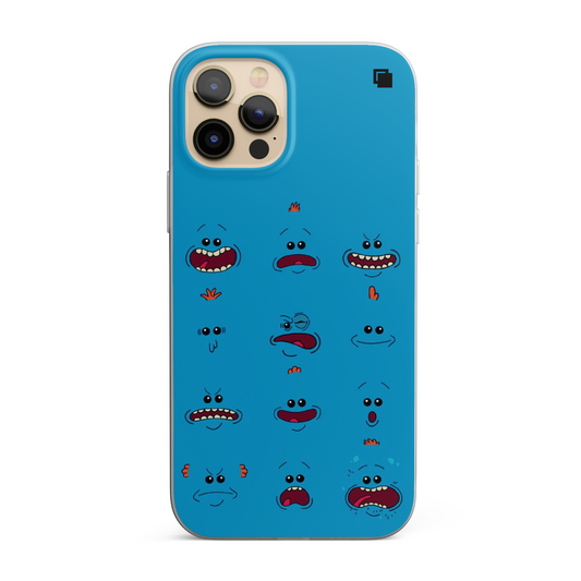 iPhone CP Print Case Mr Meeseeks Emotions