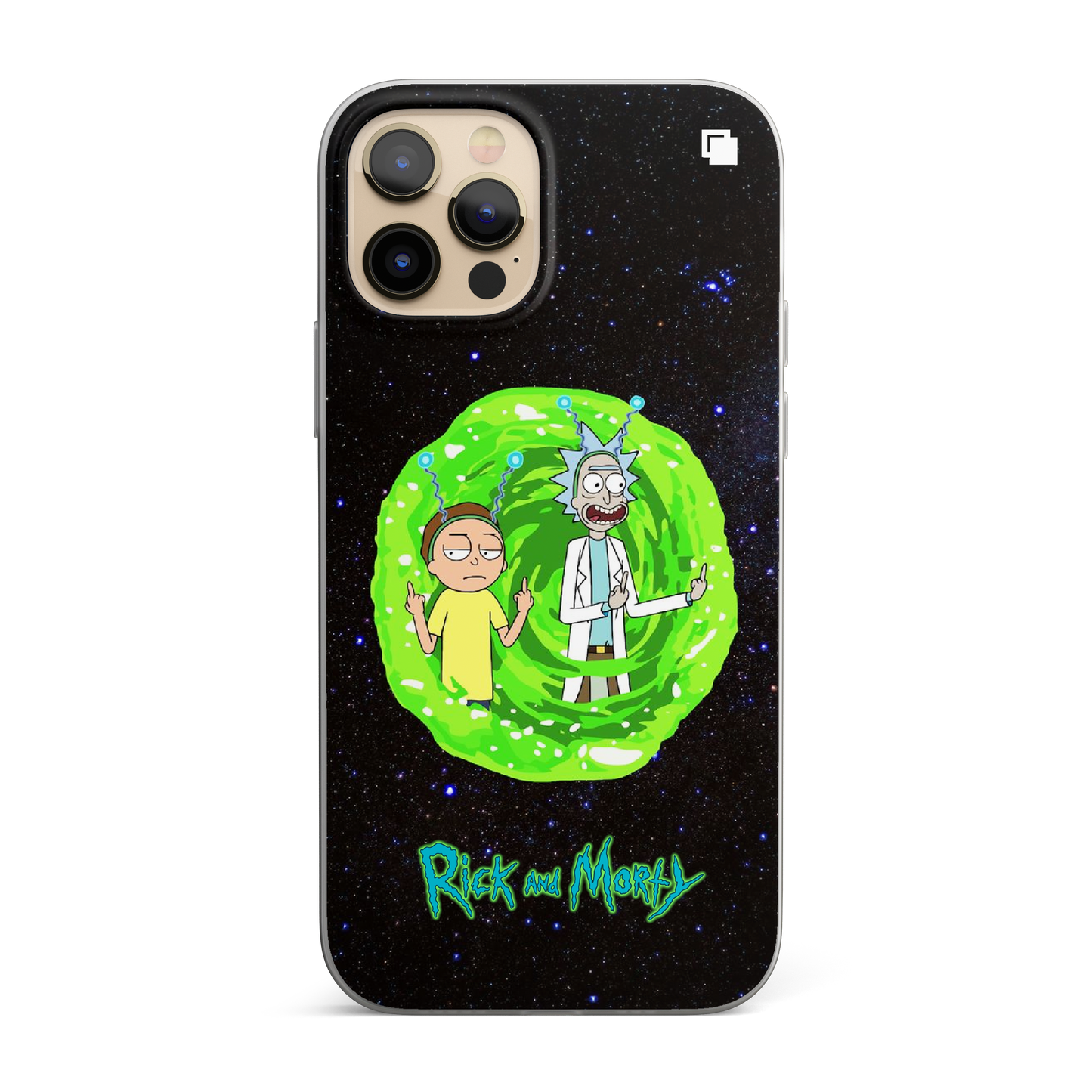 iPhone CP Print Case Rick & Morty Peace Among Worlds