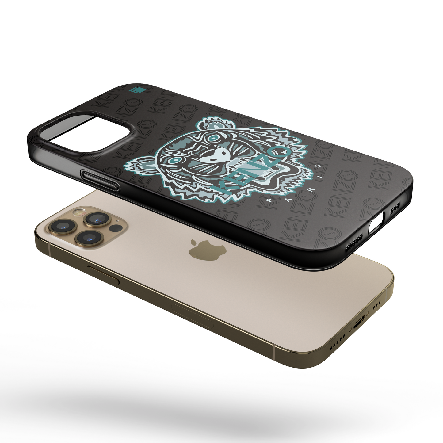 iPhone CP Print Case KNZ Tiger Teal