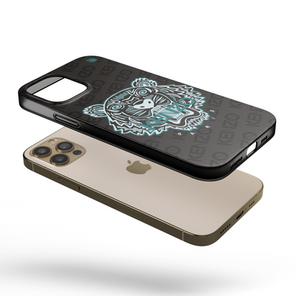 iPhone CP Print Case KNZ Tiger Teal