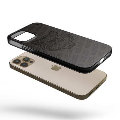 iPhone CP Print Case KNZ Tiger Triple Black