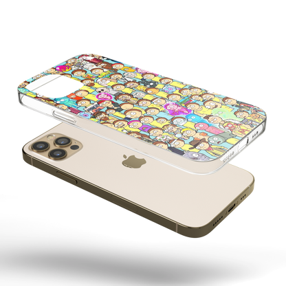 iPhone CP Print Case Many Morty