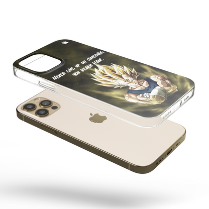 iPhone CP Print Case DBZ Vegeta Persistence