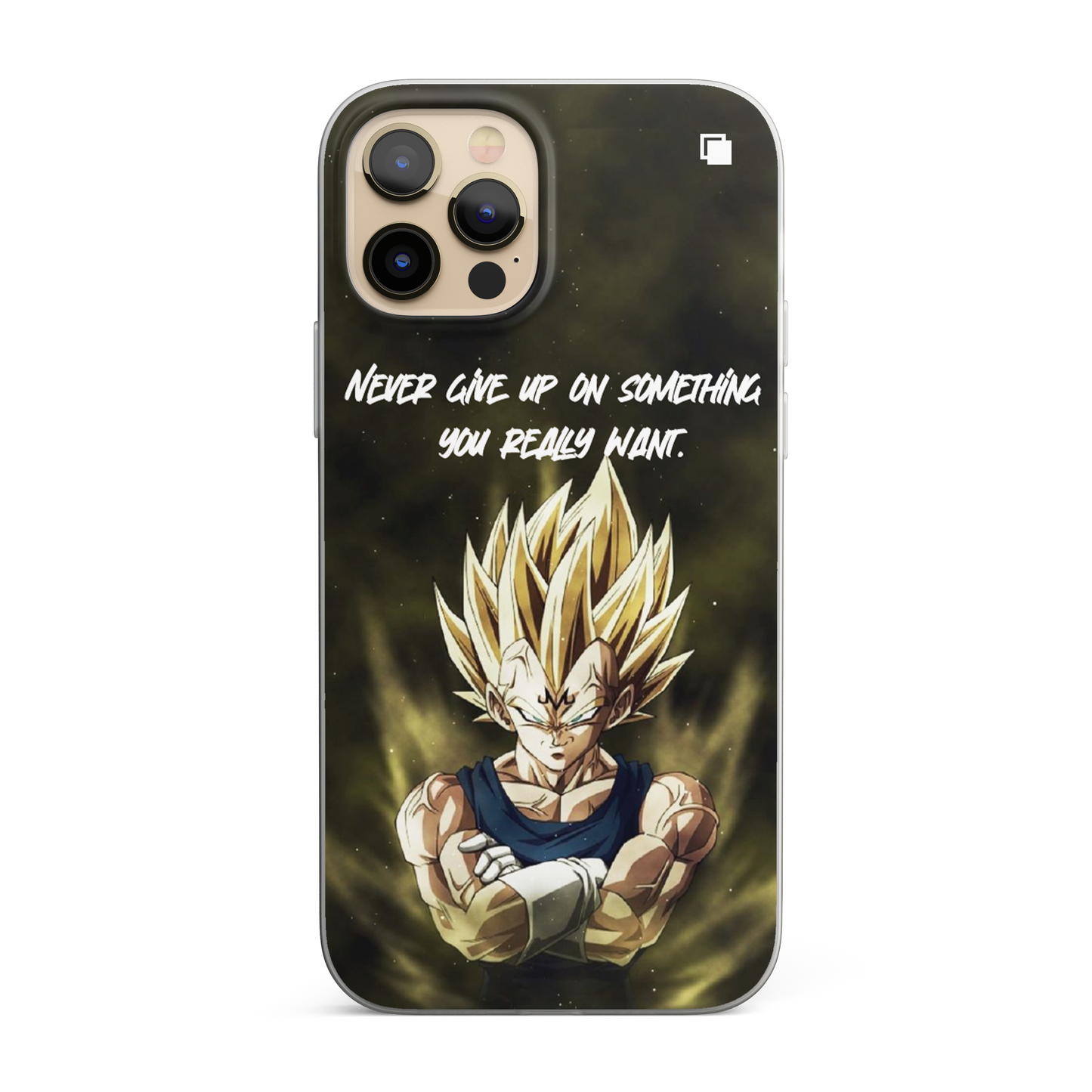 iPhone CP Print Case DBZ Vegeta Persistence